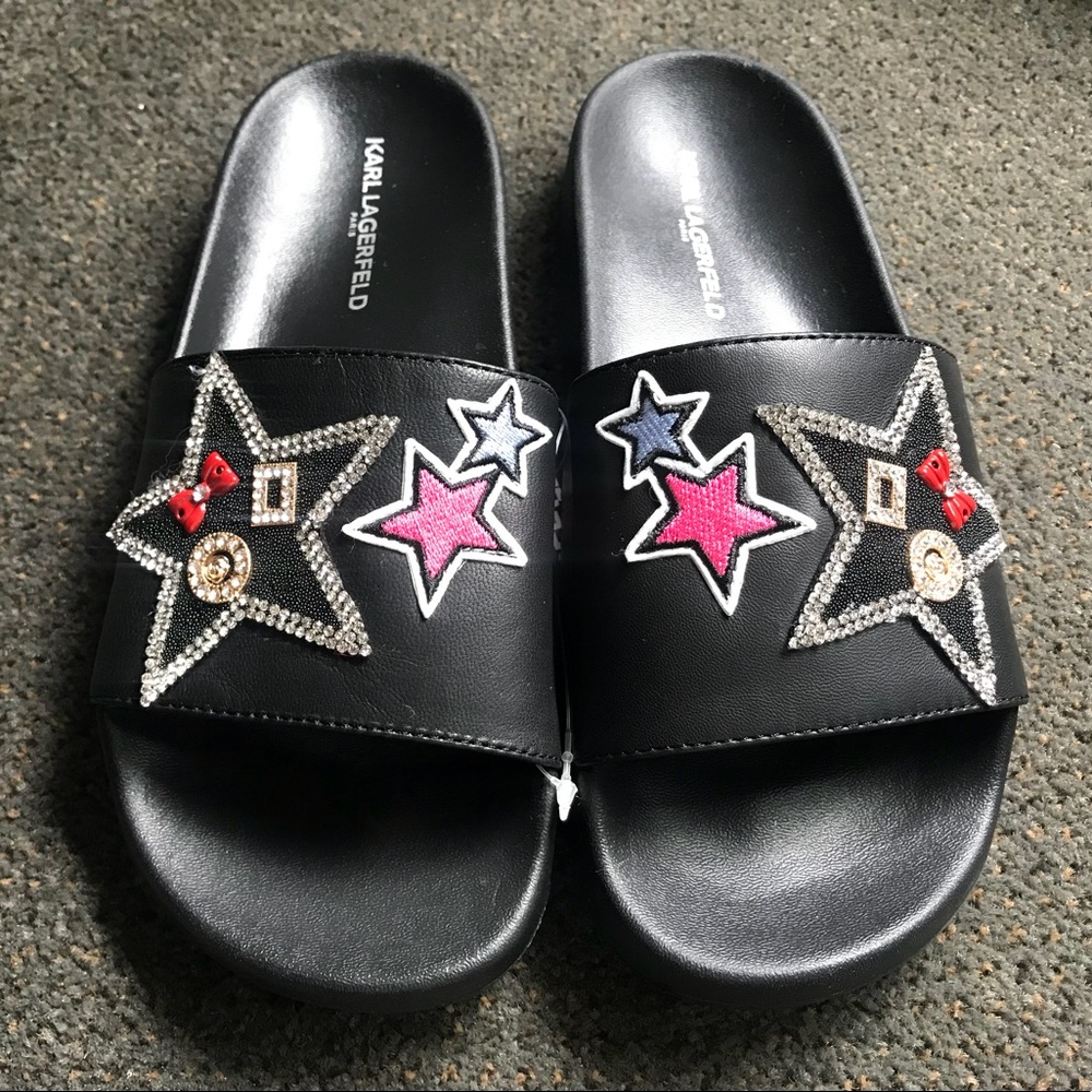 NWTS KARL LAGERFELD PARIS SLIDES